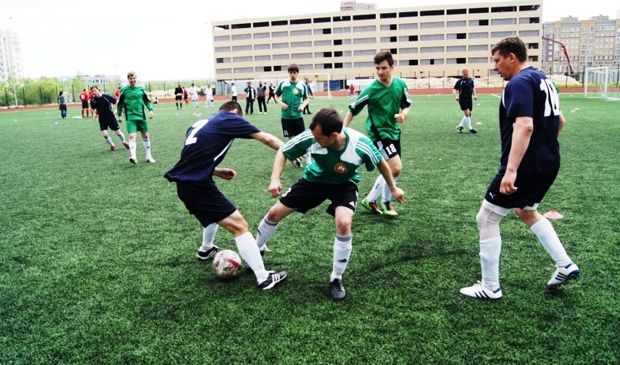 Фотография Футбольное поле стадиона 