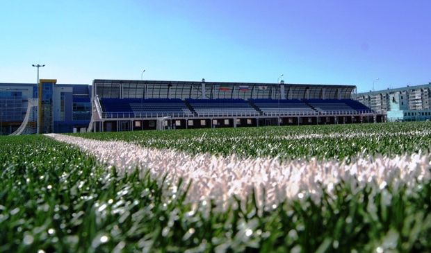 Фотография Футбольное поле стадиона 