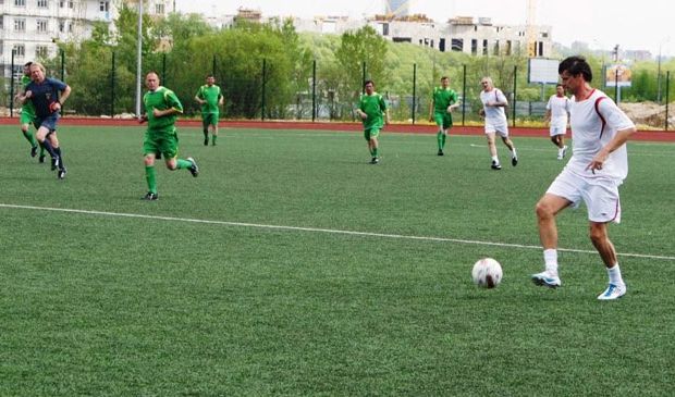 Фотография Футбольное поле стадиона 