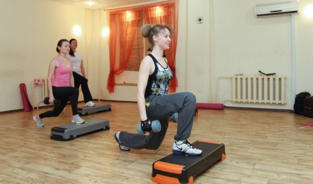 Фотография Залы групповых программ фитнес-студии 