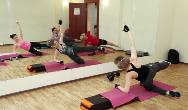 Фотография Залы групповых программ фитнес-студии 